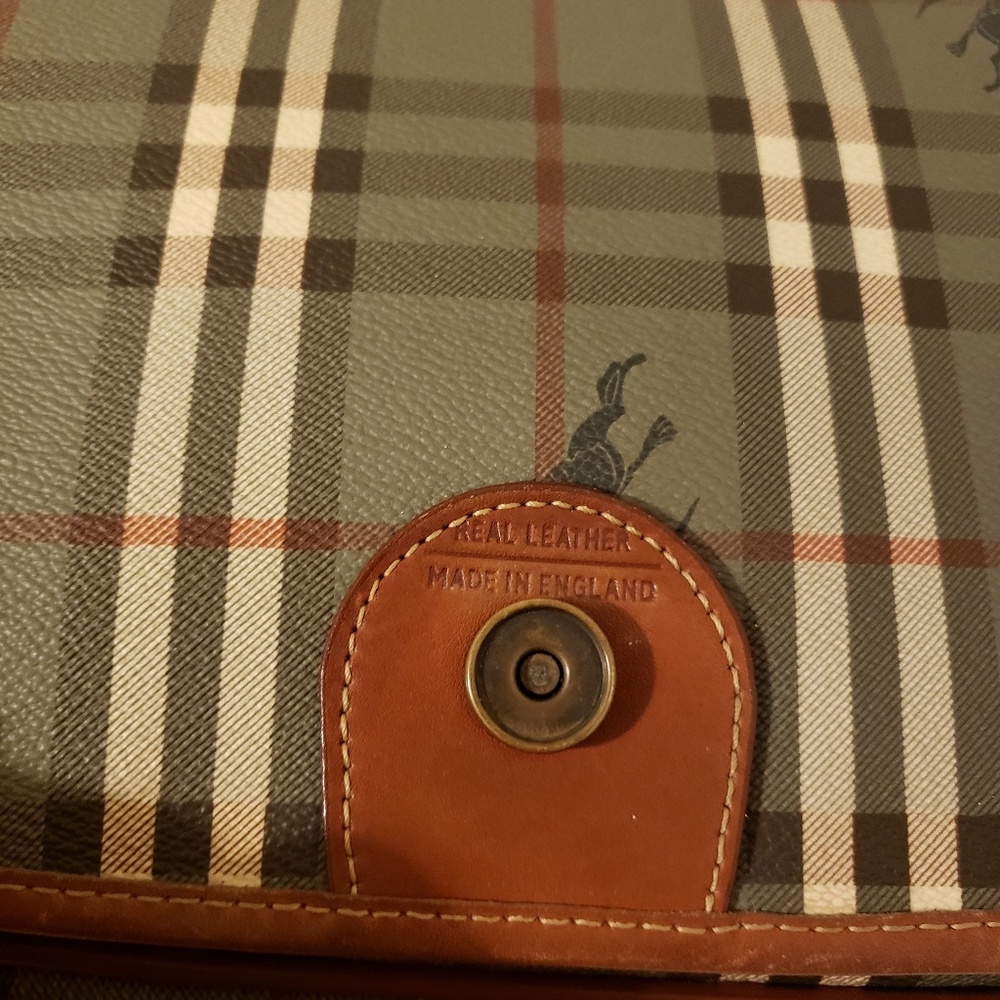 Burberrys vintage olive nova check crossbody - Picture 4 of 7